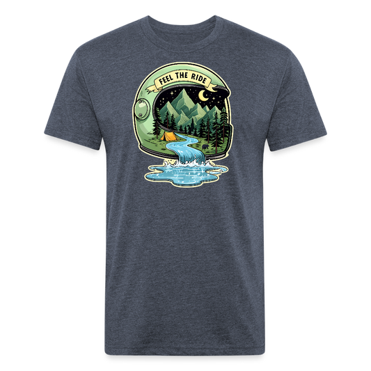 Feel The Ride Premium T-Shirt - heather navy