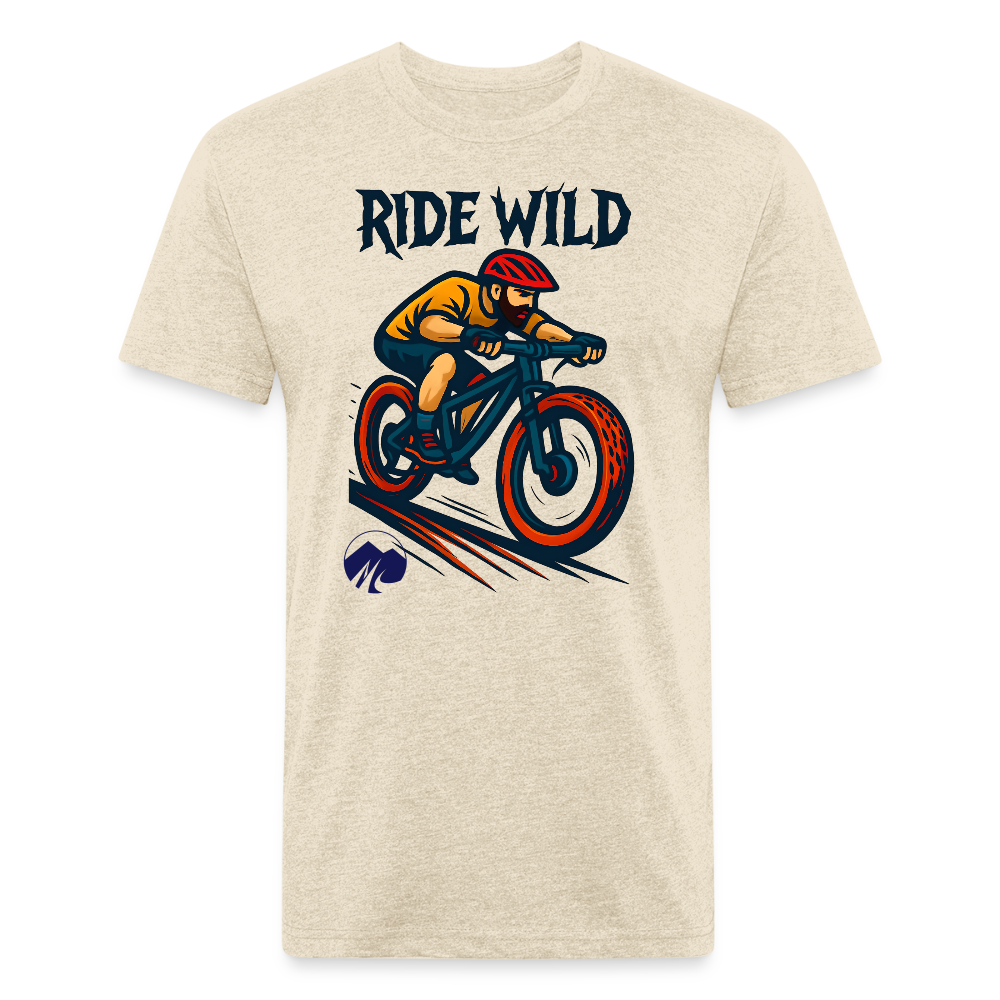 Ride Wild MTB Premium T-Shirt - heather cream