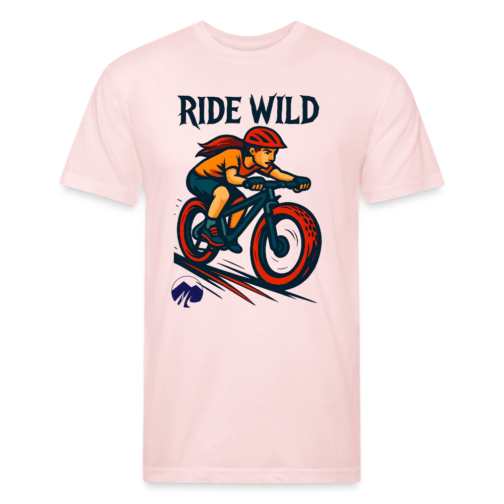 Ride Wild MTB Premium T-Shirt - blush pink