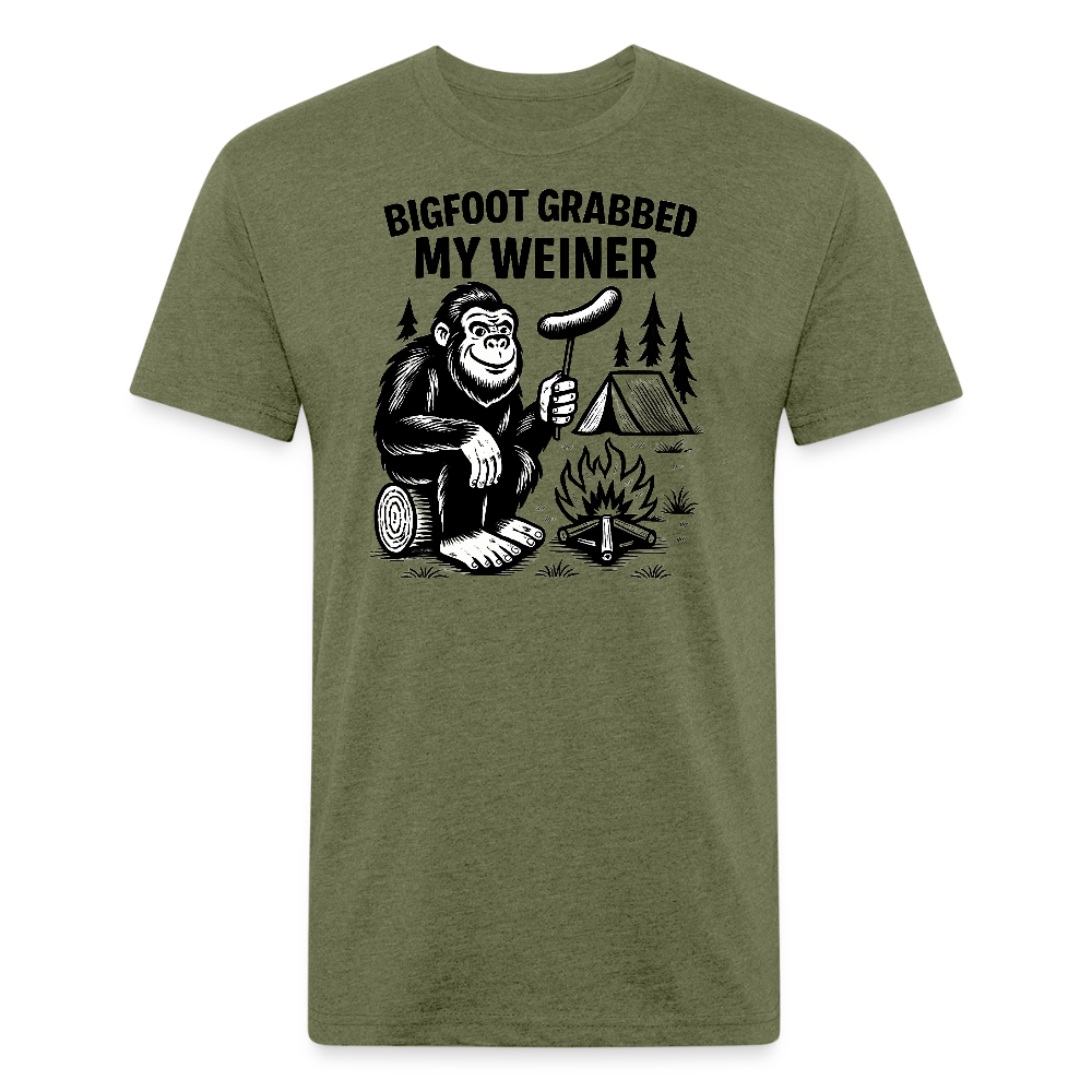 Bigfoot Premium T-Shirt - heather military green