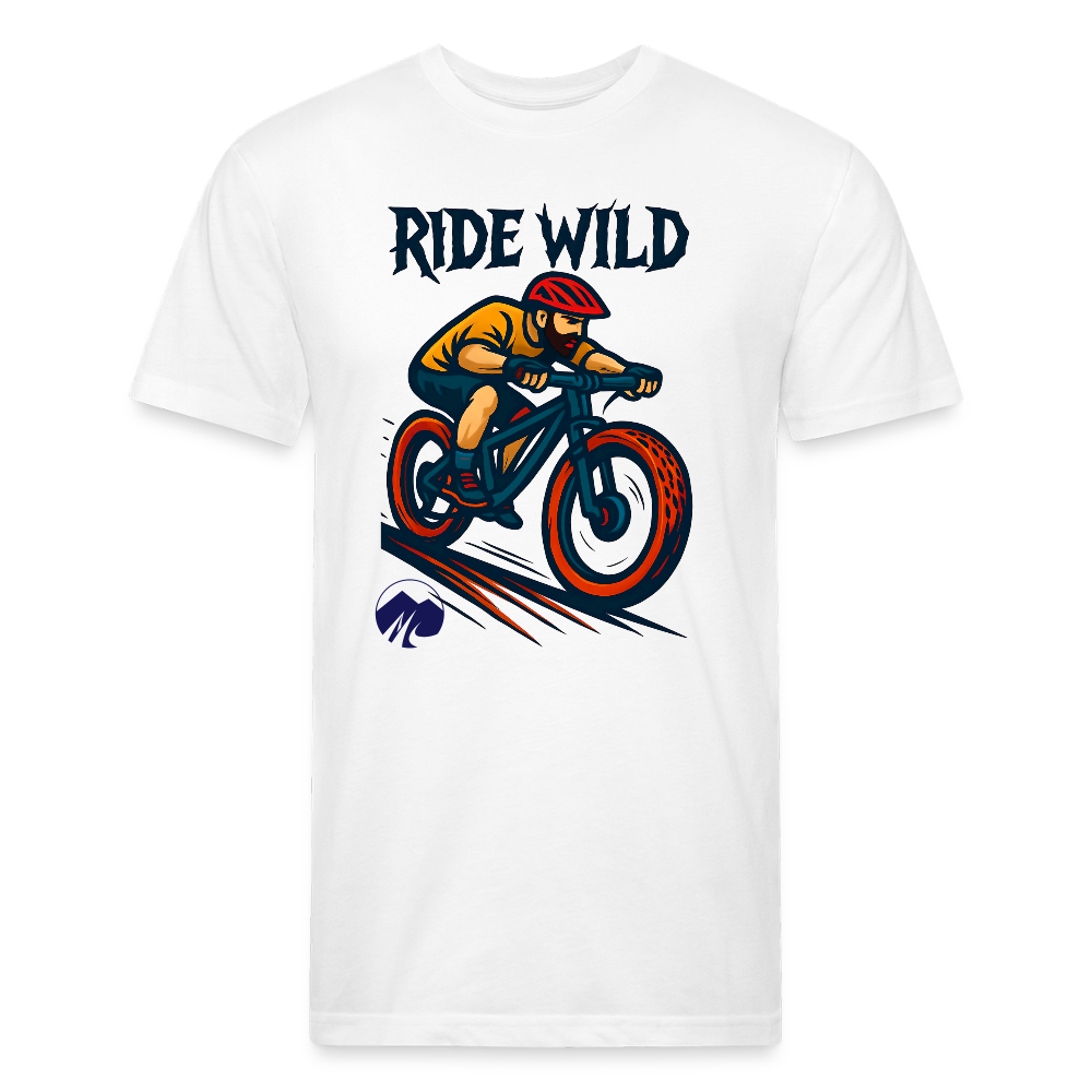 Ride Wild MTB Premium T-Shirt - white