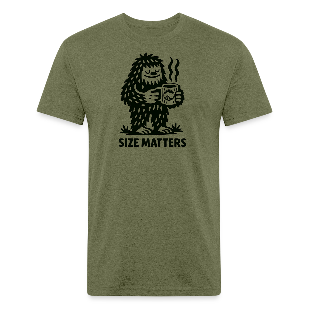 Size Matters Premium T-Shirt - heather military green
