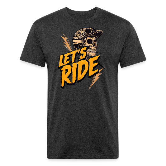 Let's Ride Premium T-Shirt - heather black