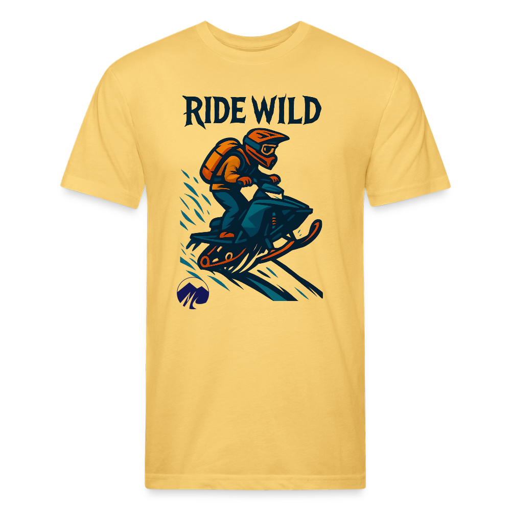 Ride Wild Sledder Premium T-Shirt - pastel yellow