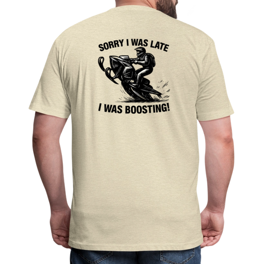 Sorry I Was Late Premium T-Shirt - heather cream