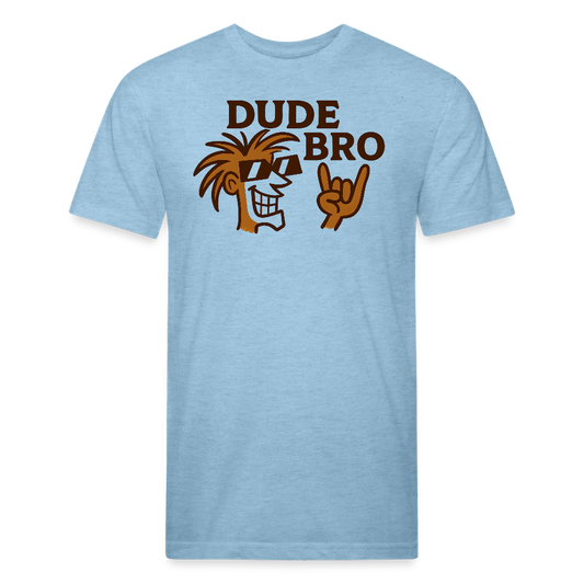 Dude Bro Premium T-Shirt - heather blue