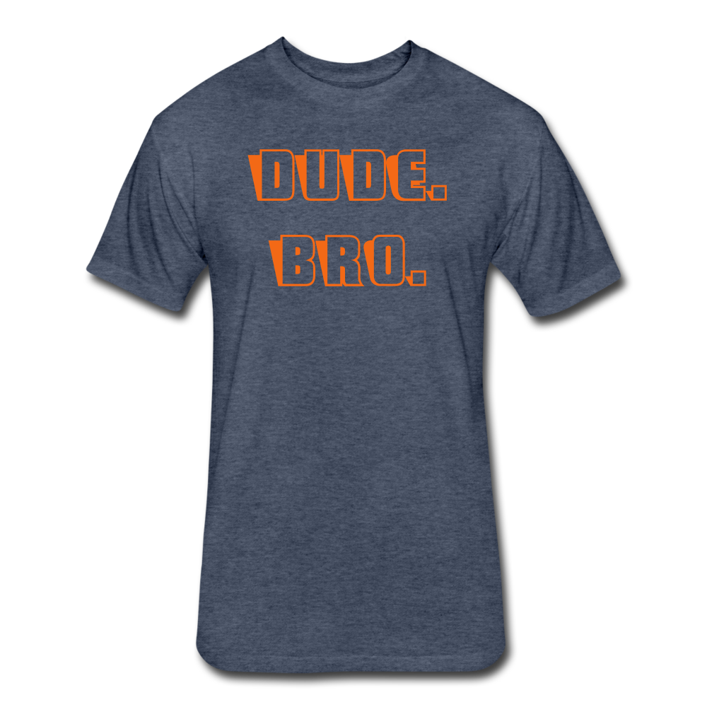 Dude Bro Premium T-Shirt - heather navy