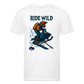Ride Wild Sledder Premium T-Shirt - white