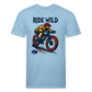 Ride Wild MTB Premium T-Shirt - heather blue