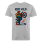 Ride Wild Moto Premium T-Shirt - heather gray
