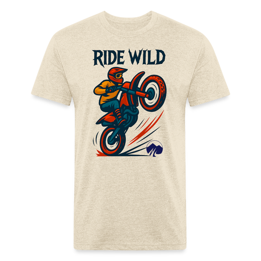 Ride Wild Moto Premium T-Shirt - heather cream