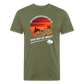 Snowmobiling Makes me happy - heather military green