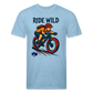 Ride Wild MTB Premium T-Shirt - heather blue