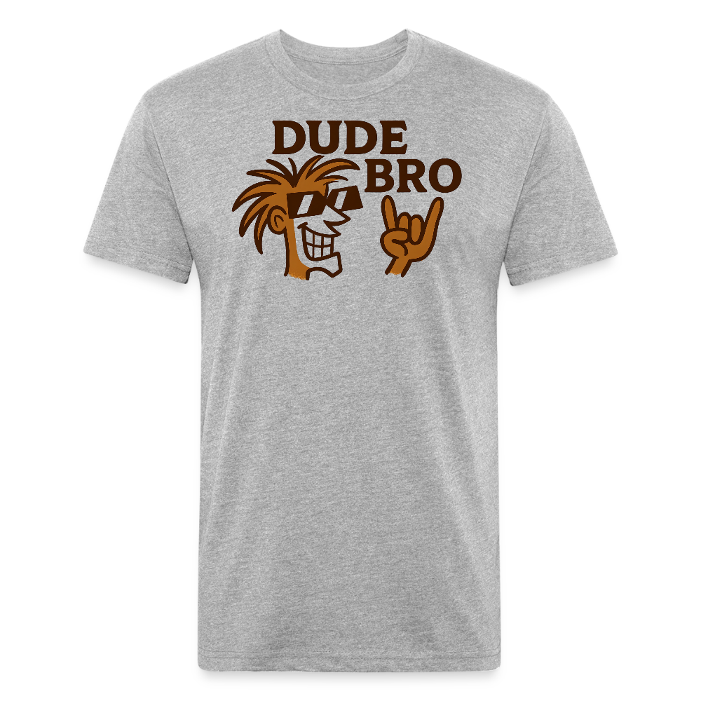 Dude Bro Premium T-Shirt - heather gray