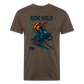 Ride Wild Sledder Premium T-Shirt - heather espresso
