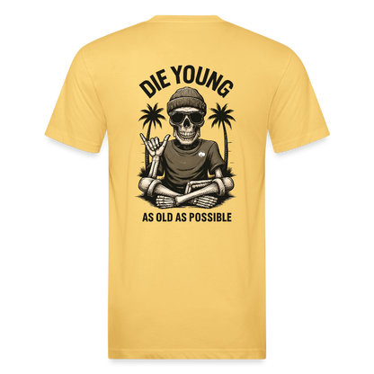 Die Young Premium T-Shirt - pastel yellow