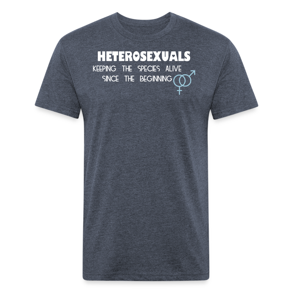 Hetero Premium T-Shirt - heather navy