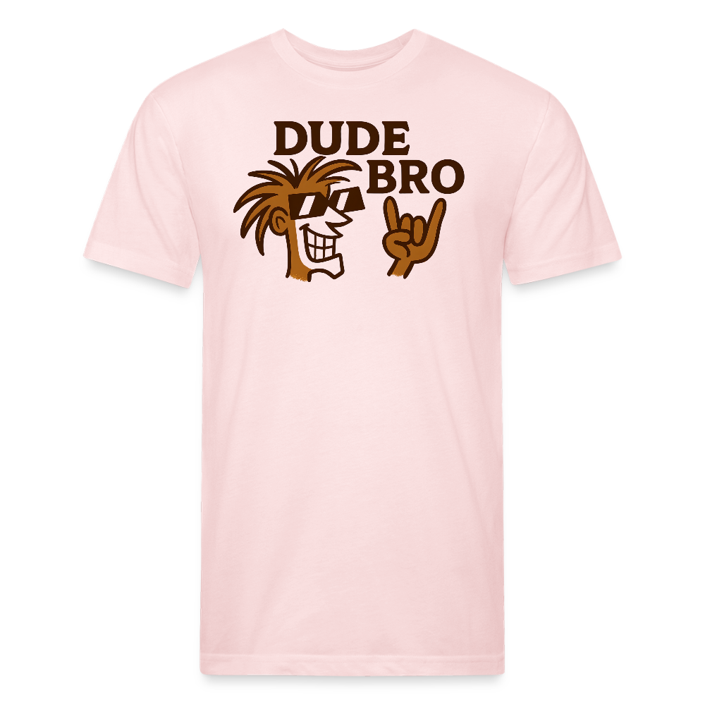 Dude Bro Premium T-Shirt - blush pink 