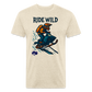 Ride Wild Sledder Premium T-Shirt - heather cream