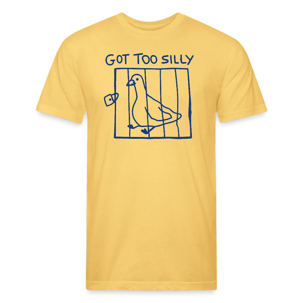 Too Silly Goose Premium T-Shirt - pastel yellow