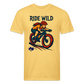 Ride Wild MTB Premium T-Shirt - pastel yellow
