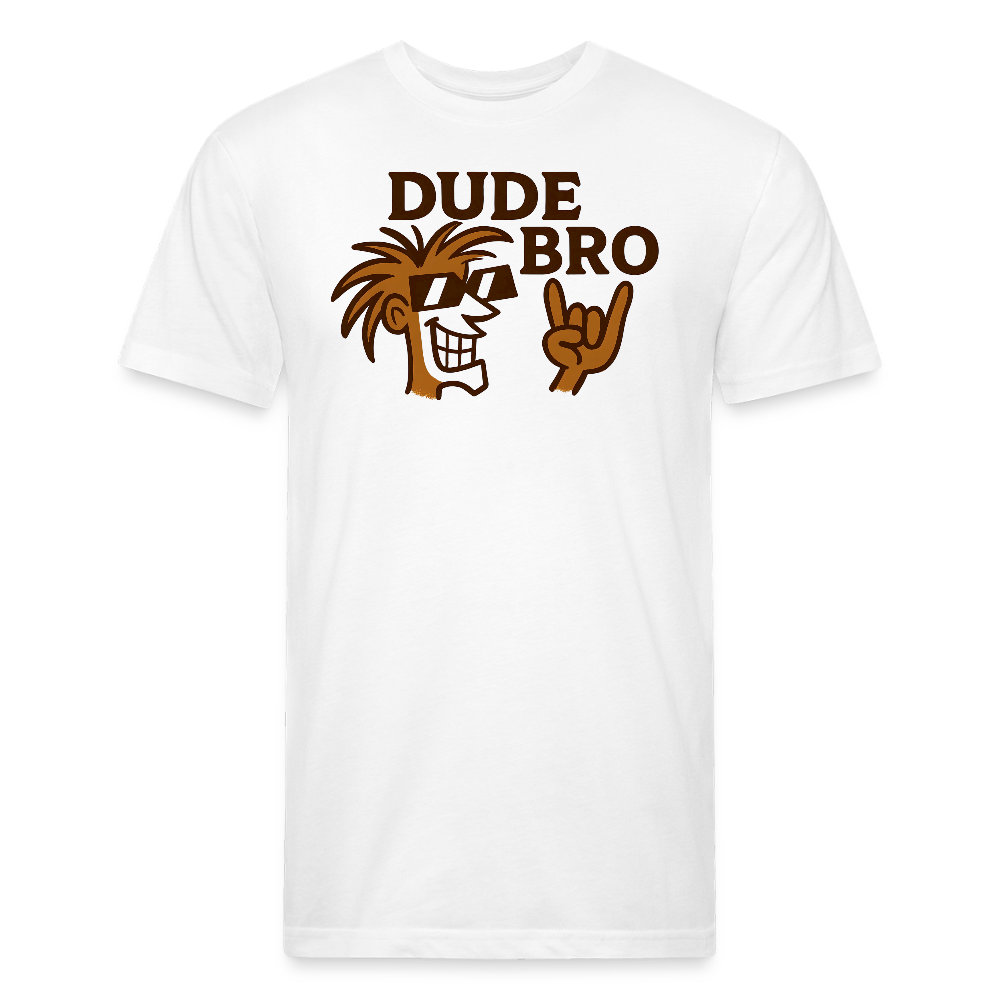 Dude Bro Premium T-Shirt - white