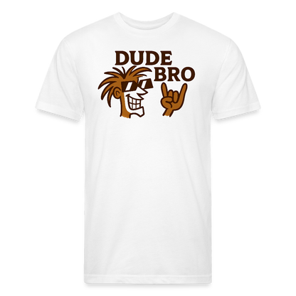 Dude Bro Premium T-Shirt - white