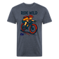 Ride Wild MTB Premium T-Shirt - heather navy