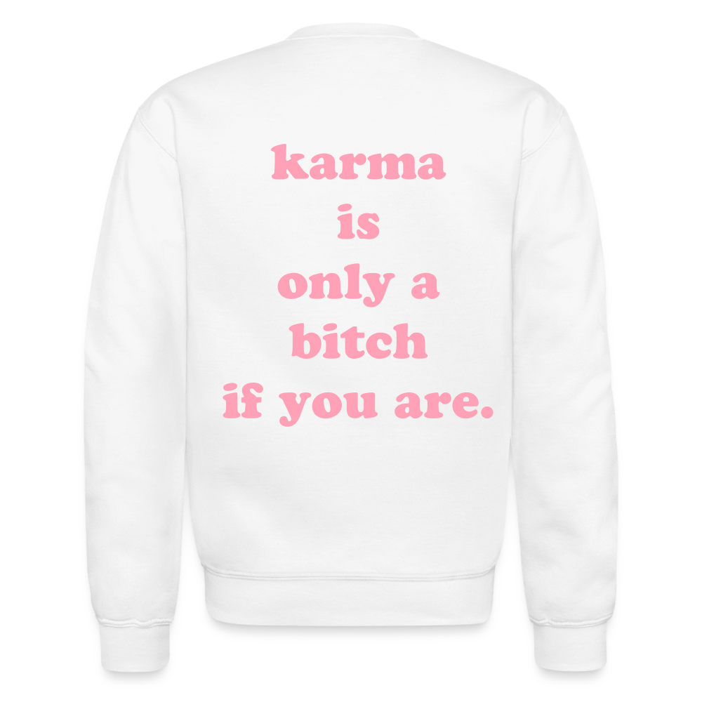 karma Crewneck - white