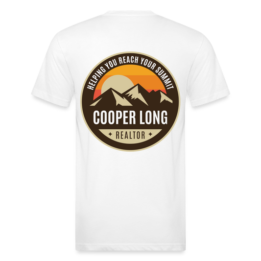 Cooper Long Realtor Shirt - white