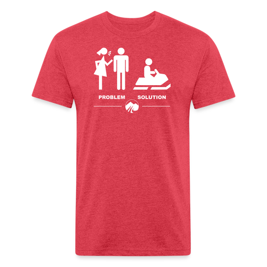 Problem Solution Premium T-shirt - heather red