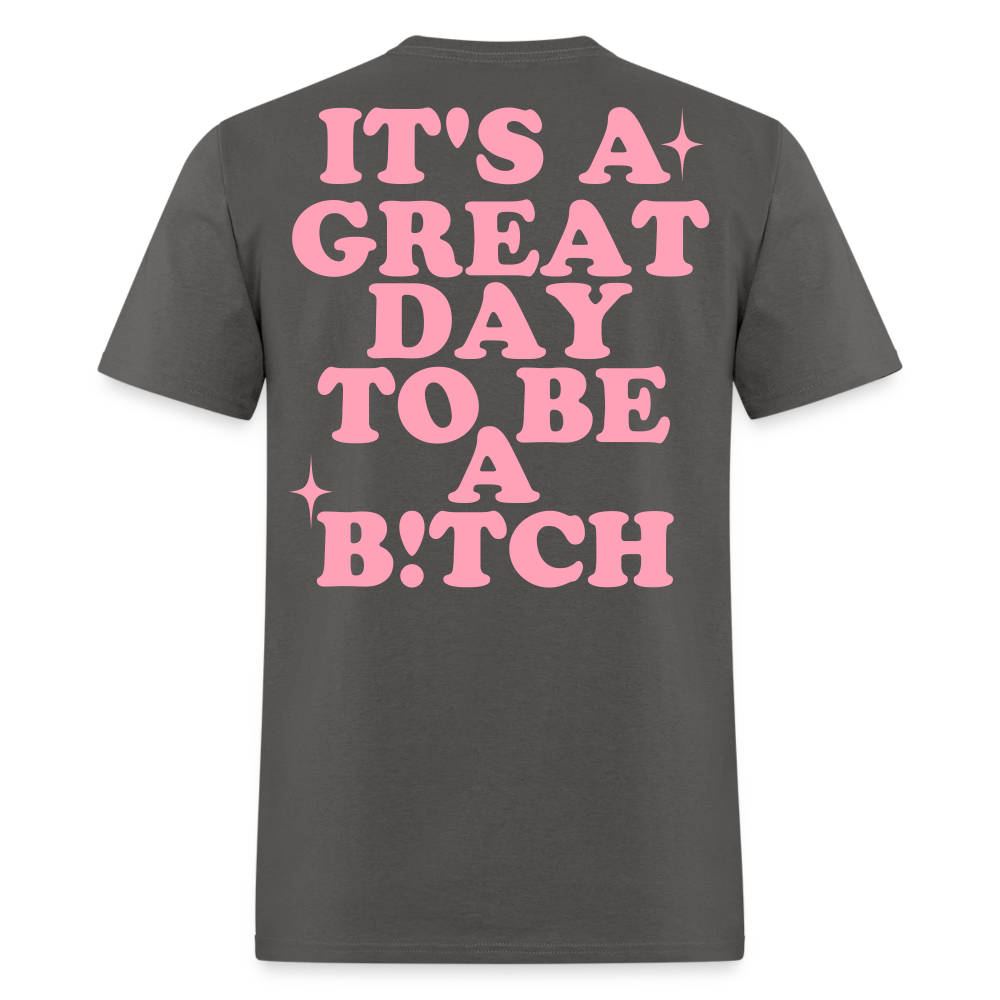 B!tch Tee - charcoal
