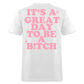 B!tch Tee - light heather gray