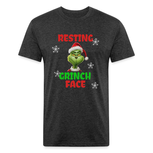 Resting Grinch Face - heather black