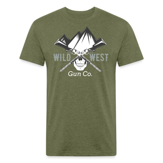 Wild West Premium T-Shirt - heather military green