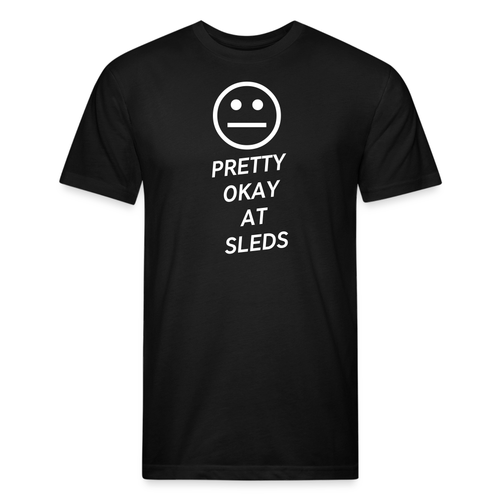 Pretty Ok at Sleds Premium T-Shirt - black