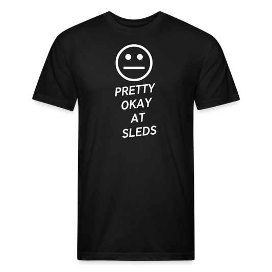 Pretty Ok at Sleds Premium T-Shirt - black