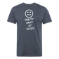 Pretty Ok at Sleds Premium T-Shirt - heather navy