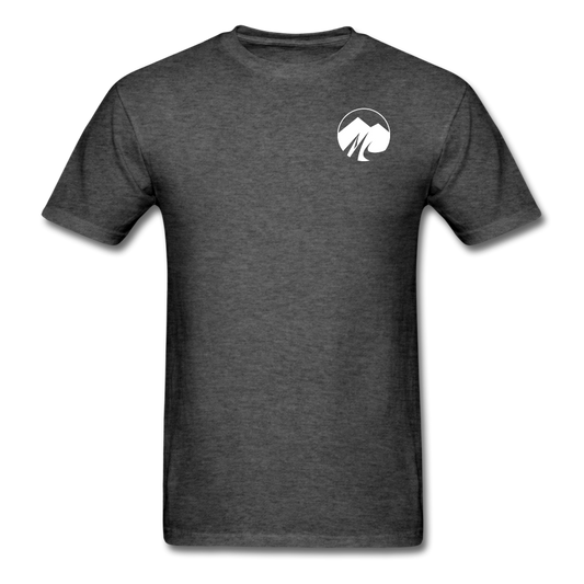 Hood Down/Track Up T-shirt - heather black