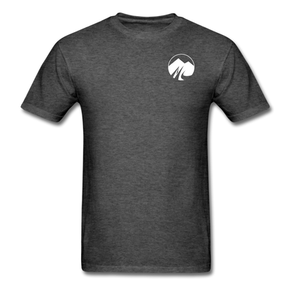Hood Down/Track Up T-shirt - heather black
