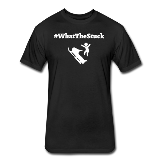 What The Stuck Premium T-Shirt - black
