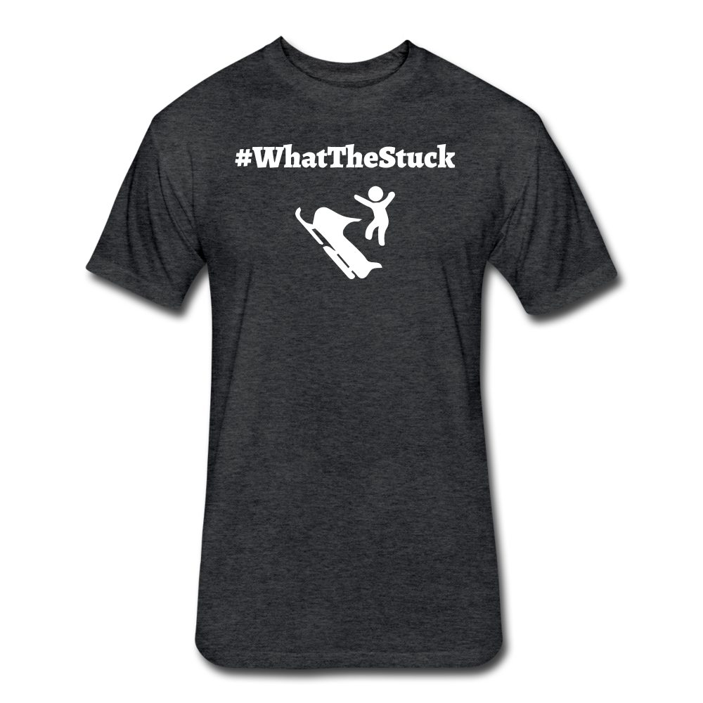 What The Stuck Premium T-Shirt - heather black
