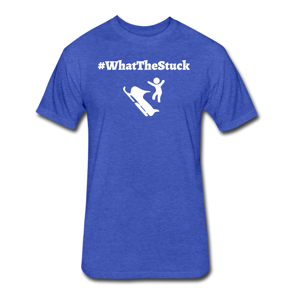 What The Stuck Premium T-Shirt - heather royal