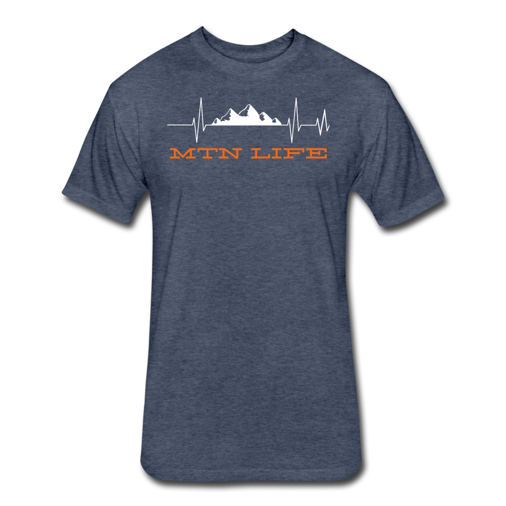 Mountain Life Premium T-Shirt - heather navy