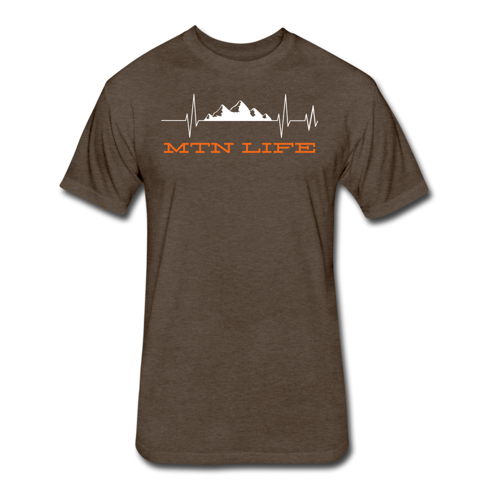 Mountain Life Premium T-Shirt - heather espresso