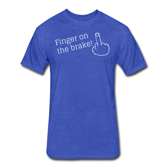 Finger on the brake - heather royal