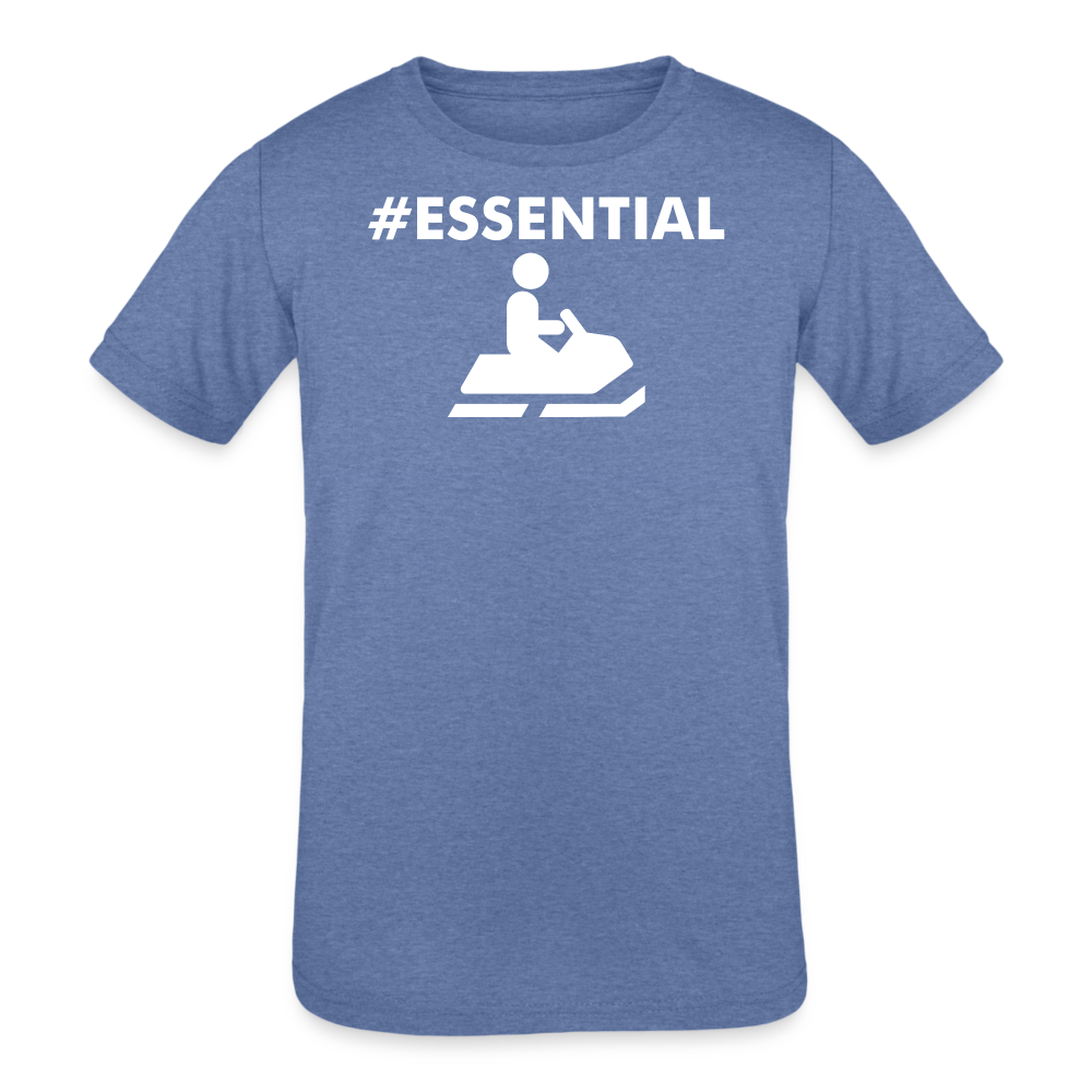 Kid's Essential Premium T-Shirt - heather blue