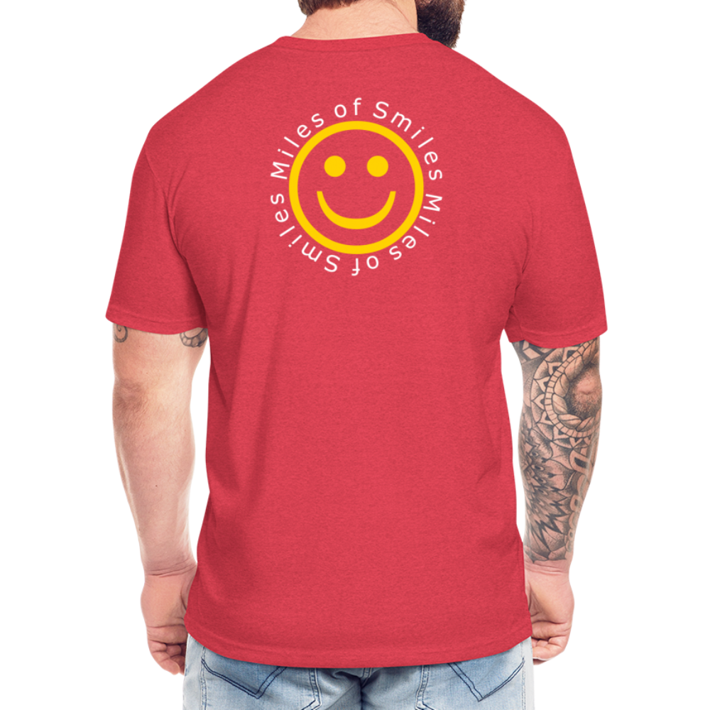 Miles Of Smiles Premium T-Shirt - heather red