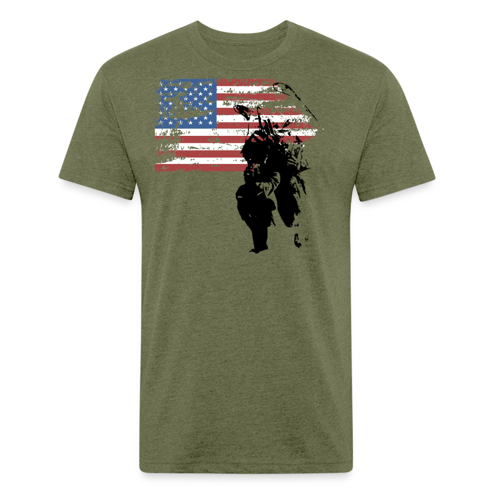 Freedom Premium T-Shirt - heather military green