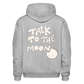 Talk to the Moon Hoodie - heather gray
